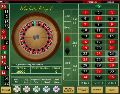 играть в Roulette Royale онлайн